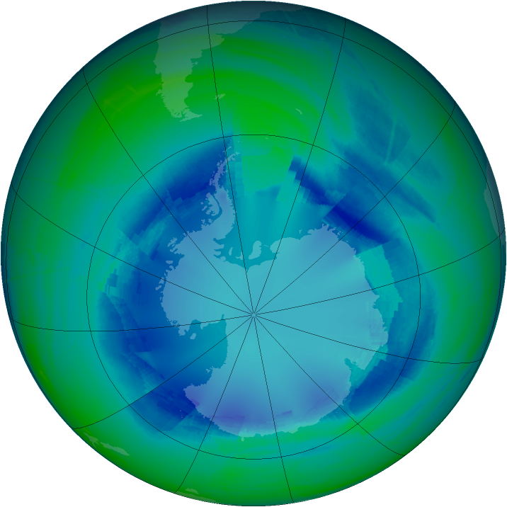 Ozone Map 2008-08-18
